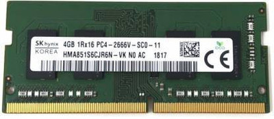 Hynix 1Rx8 PC4-2666V DDR4 8 GB (Single Channel) Laptop (HMA41GS6AFR8N-TF)