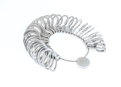 uptodatetools 18 cm Ring Sizing Stick(Stainless Steel)