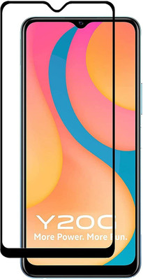 SAISWAR Edge To Edge Tempered Glass for Vivo Y20G(Pack of 1)