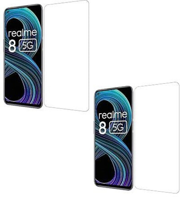 MROXX Edge To Edge Tempered Glass for Realme 8s 5G(Pack of 2)