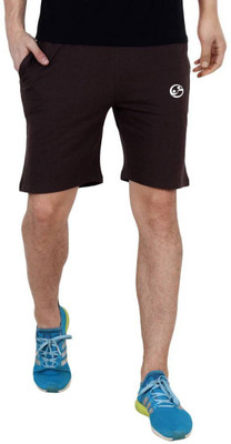 SHELLOCKS Solid Men Brown Bermuda Shorts