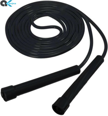 A.K Best Fitness Jumping Skipping Rope (Made in India) Freestyle Skipping Rope(Black, Length: 256 cm)