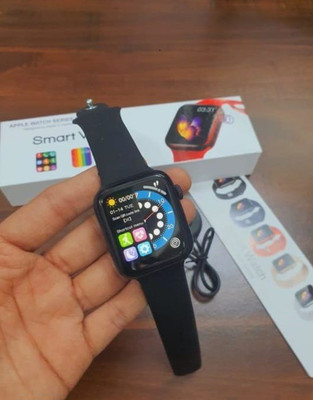 NKL Men 55+ FunctionFully Crown Working Smartwatch(Black Strap, FREE)