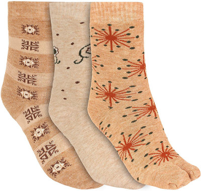 SIDEWOK Women Calf Length(Pack of 3)