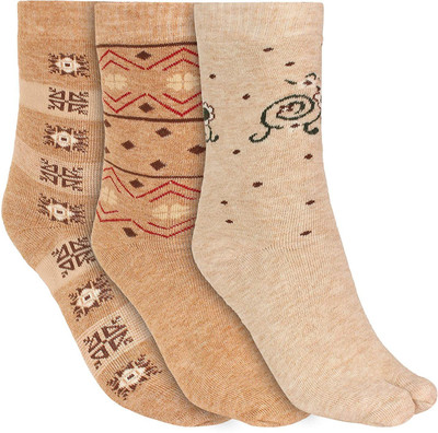 SIDEWOK Women Calf Length(Pack of 3)