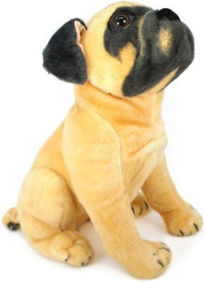 Tickles Pug Dog Soft Stuffed Plush Animal Toy for Kids Boys Girls Home Decoration  - 44 cm(Brown)