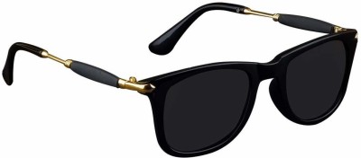 Being Better Retro Square Sunglasses(For Men & Women, Black)