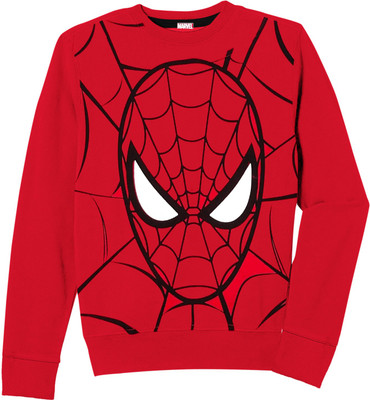 MARVEL BY MISS & CHIEF Full Sleeve Printed Boys Sweatshirt