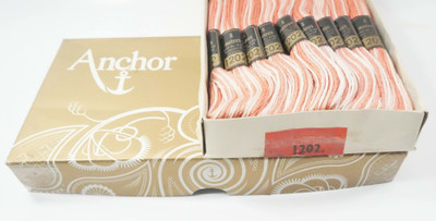 ABNExports Anchor Cross Stitch Hand Embroidery Floss Stranded Cotton Skeins Thread(200 m Pack of25)