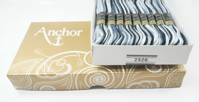 ABNExports Anchor Cross Stitch Hand Embroidery Floss Stranded Cotton Skeins Thread(200 m Pack of25)
