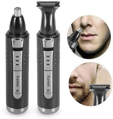 Kemei KM-6511 2 in 1 electric e trimmer Trimmer 60 min  Runtime 2 Length Settings(Black)