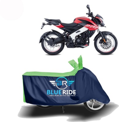 BLUERIDE Two Wheeler Cover for Bajaj(Pulsar NS 200, Blue, Green)