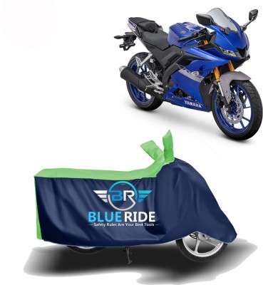 BLUERIDE Two Wheeler Cover for Yamaha(YZF, Blue, Green)