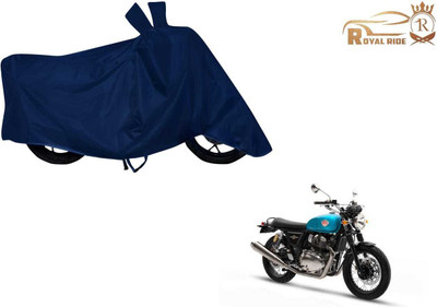 ROYALRIDE Waterproof Two Wheeler Cover for Royal Enfield(Interceptor 650, Blue)