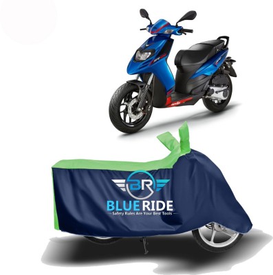 BLUERIDE Two Wheeler Cover for Aprilia(SR 125, Blue, Green)