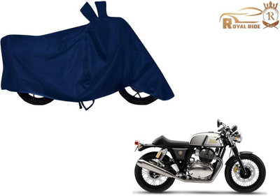 ROYALRIDE Waterproof Two Wheeler Cover for Royal Enfield(Continental GT 650, Blue)