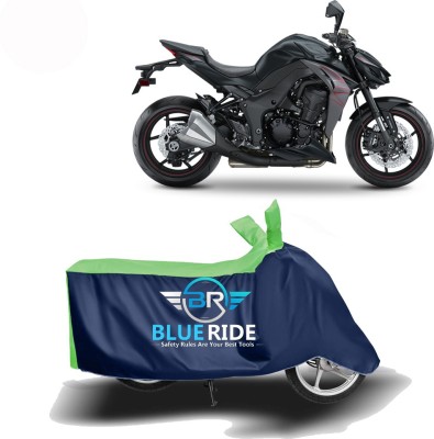 BLUERIDE Two Wheeler Cover for Kawasaki(Z1000, Blue, Green)