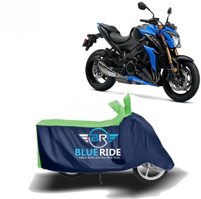 BLUERIDE Two Wheeler Cover for Suzuki(GSX-S1000 ABS, Blue, Green)