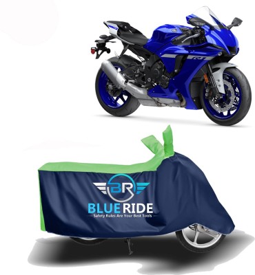 BLUERIDE Two Wheeler Cover for Yamaha(YZF R1, Blue, Green)