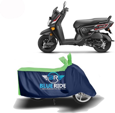 BLUERIDE Two Wheeler Cover for Honda(Cliq, Blue, Green)