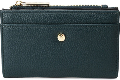 ACCESSORIZE LONDON Women Casual Green Artificial Leather Wallet(6 Card Slots)