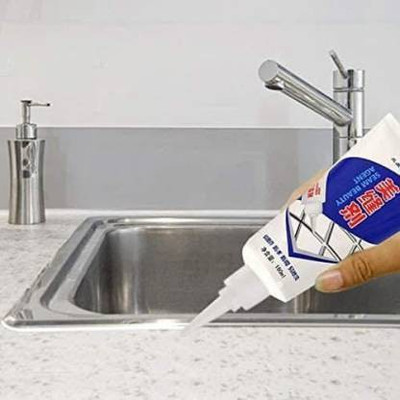 My Machine 180ML Tiles Gap Filler Waterproof Crack Grout Gap Filler Agent Water Resistant Adhesive(180 ml)