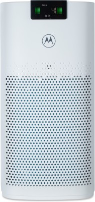 MOTOROLA AP 450 with HEPA Filter, Smart App Connectvity Portable Room Air Purifier(White)