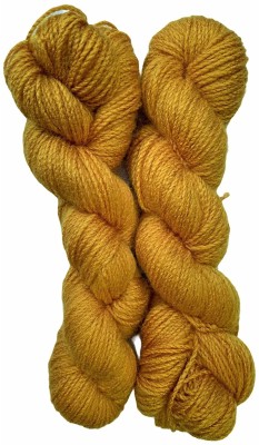 JEFFY Oswal Martina Knitting Yarn Martina Wool, Crave Wool Mustard 500 gm Best Used with Knitting Needles, Crave Wool Crochet Needles Wool Yarn for Knitting. by Oswal Shade no.69