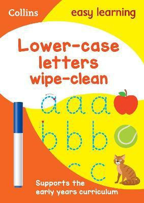 Lower Case Letters Age 3-5 Wipe Clean Activity Book(English, Paperback, Collins Easy Learning)