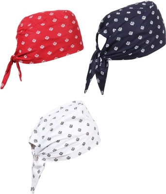 Bismaadh Solid Skull Cap Cap(Pack of 3)