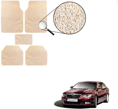 KOZDIKO PVC Standard Mat For  Skoda Superb(Beige)