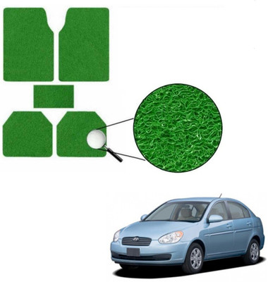 KOZDIKO PVC Standard Mat For  Hyundai Verna(Green)