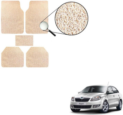 KOZDIKO PVC Standard Mat For  Skoda Rapid(Beige)