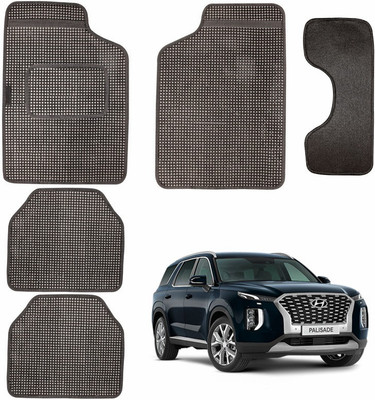 Miwings Rubber Standard Mat For  Universal For Car(Grey)