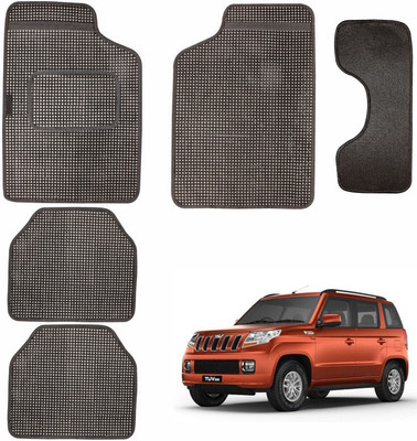 Miwings Rubber Standard Mat For  Universal For Car(Grey)