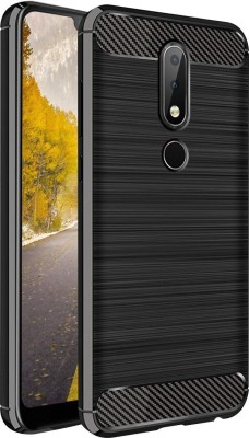 LILLIPUT Back Cover for Nokia 6.1 Plus(Black, Pack of: 1)