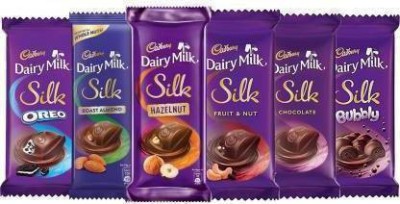 Cadbury Dairy Milk Silk Chocolates Bars(6 x 9.47 g)