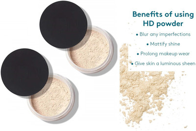 tanvi27 MATTE FINISH MAKEUP SETTING LOOSE POWDER COMPACT ALL TYPE SKIN COMBO OF 2 Compact(BEIGE, 24 g)