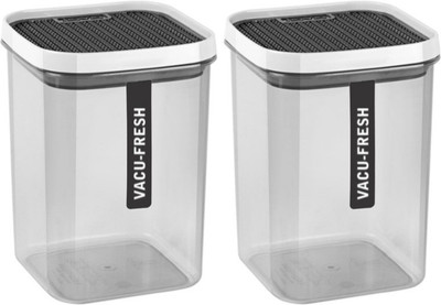 Mainstays Polypropylene, Silicone Utility Container  - 1500 ml(Pack of 2, Grey)