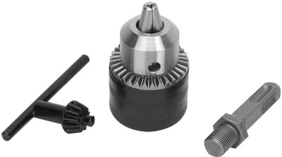 uptodatetools Drill Chuck,1.5-13mm 1/2-20UNF Key Type Drill Chuck with SDS Square Shank Adapter Electric Hammer Converter