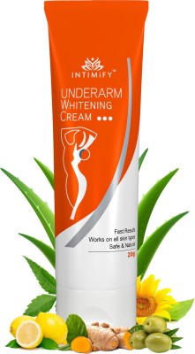 INTIMIFY Dark Underarm Whitening Cream for Women For Lighten and Brighten Skin, Underarm skin glowing cream, underarms skin brightening cream, underarm sweat reduction cream for women(20 g)