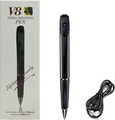 CTRZQ 1080p Full HD Pen V8 Portable Security Camera Video and Audio Recorder Security Camera(64 GB, 1 Channel)