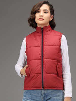 KOTTY Sleeveless Solid Women Jacket