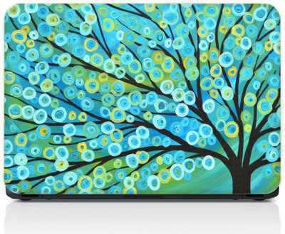 gray wall Paint Tree Vinyl Laptop Skin Compatible for 13.3 inch(Theme: Nature)