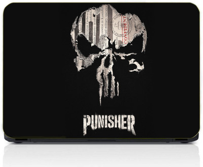 gray wall Punisher Vinyl Laptop Skin Compatible for 13.3 inch(Theme: Nature)