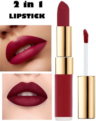 ADJD SuperStay No Transfer Matte Lipstick, Waterproof and Full-Pigmented, Transfer-Proof Smudge-Proof Lip Colour(RED, 10 g)