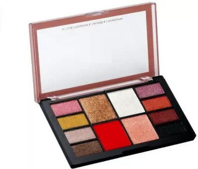 tanvi27 Makeup Kit 10 Color Eyeshadow + 2 Highlighter + 1 Blusher