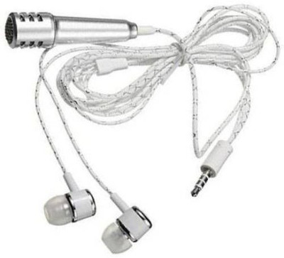 Clairbell HFJ_723V_ Karaoke Singing Microphone Metal Sing Mic for Phone, for Computer, for PC Audio Cable with Stereo Earphone Compatible with all smart & IOS devices Microphone