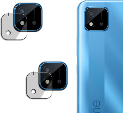 Hi-Cam Back Camera Lens Glass Protector for Realme C20(Pack of: 2)