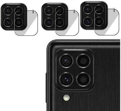 XAZE Back Camera Lens Glass Protector for SAMSUMG F62(Pack of: 3)